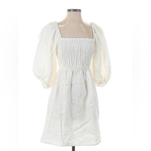 Tuckernuck — White Linen Mini Dress